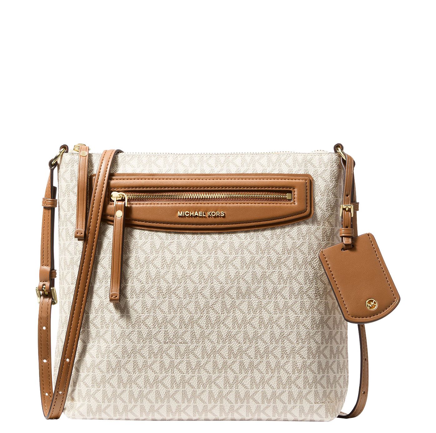 Michael Kors Jet Set crossbodytas beige