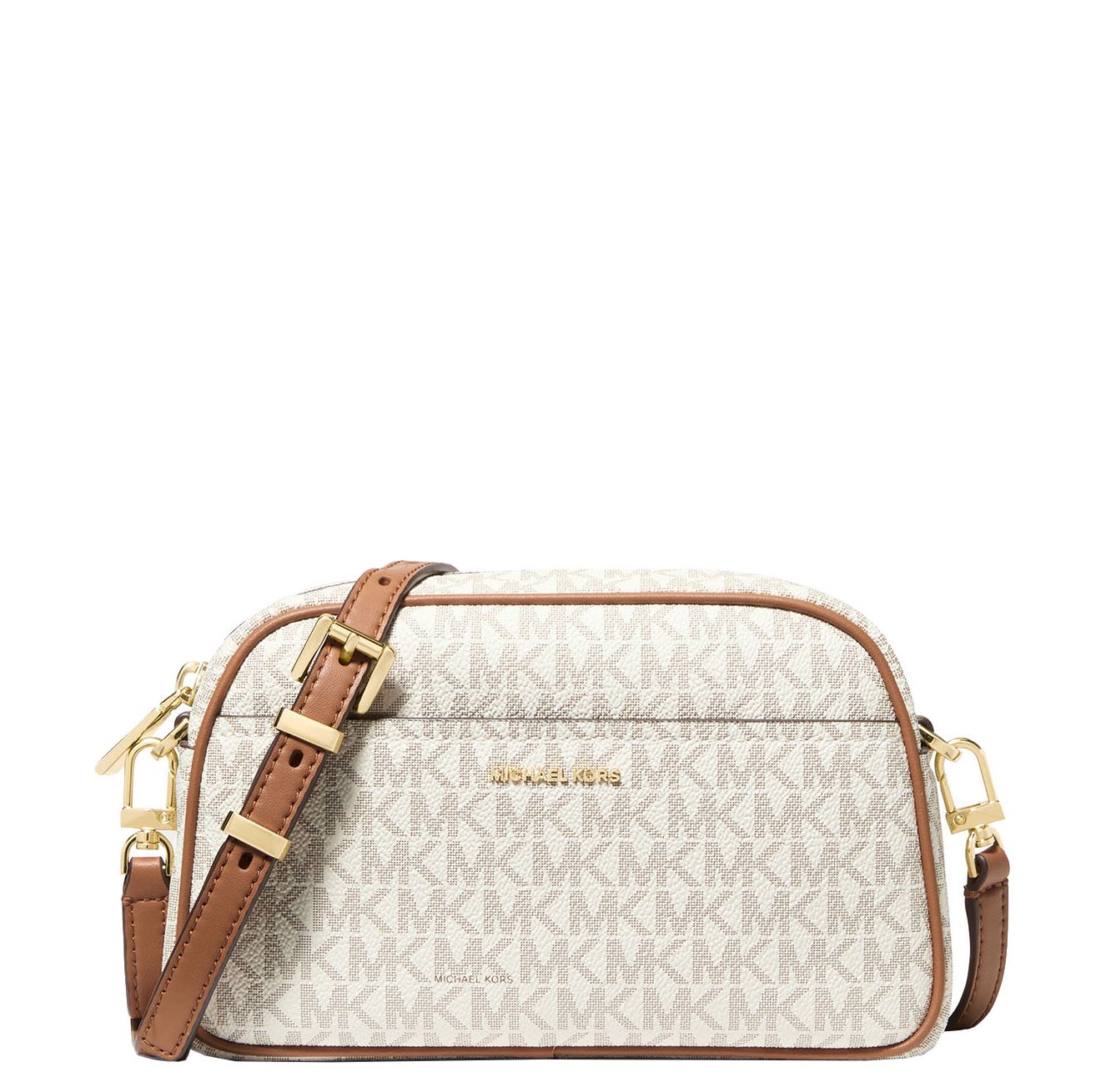 Michael Kors Jet Set crossbodytas beige