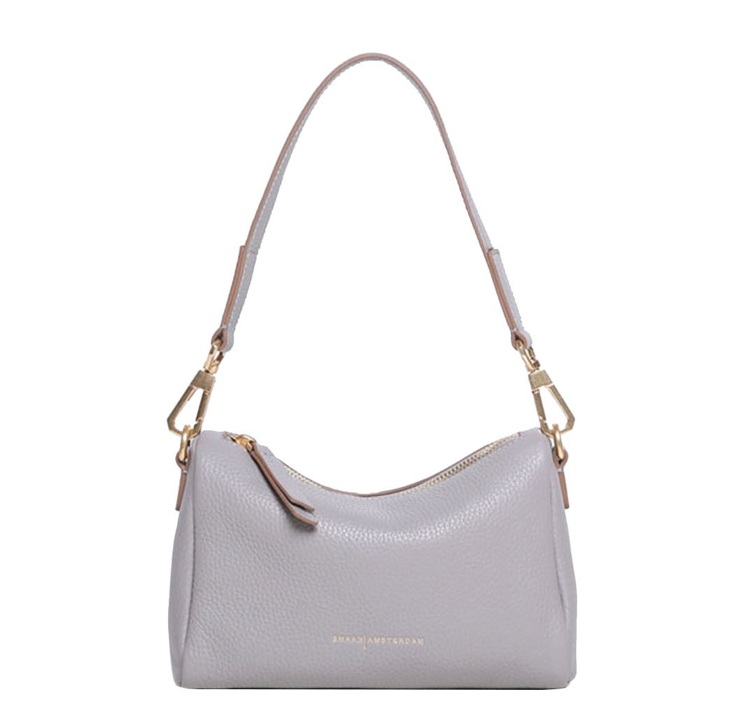 Smaak Amsterdam crossbodytas grijs en taupe