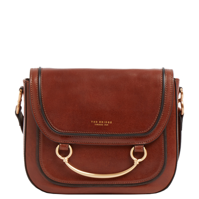 The Bridge Luce Crossbody marrone
