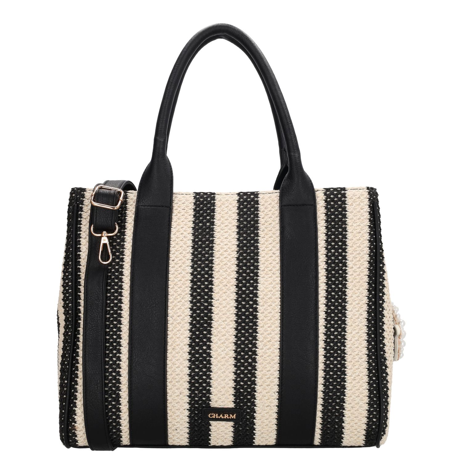 Charm London Capri Shopper black schoudertas dames