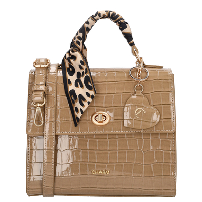 Charm London Knightsbridge Handbag taupe