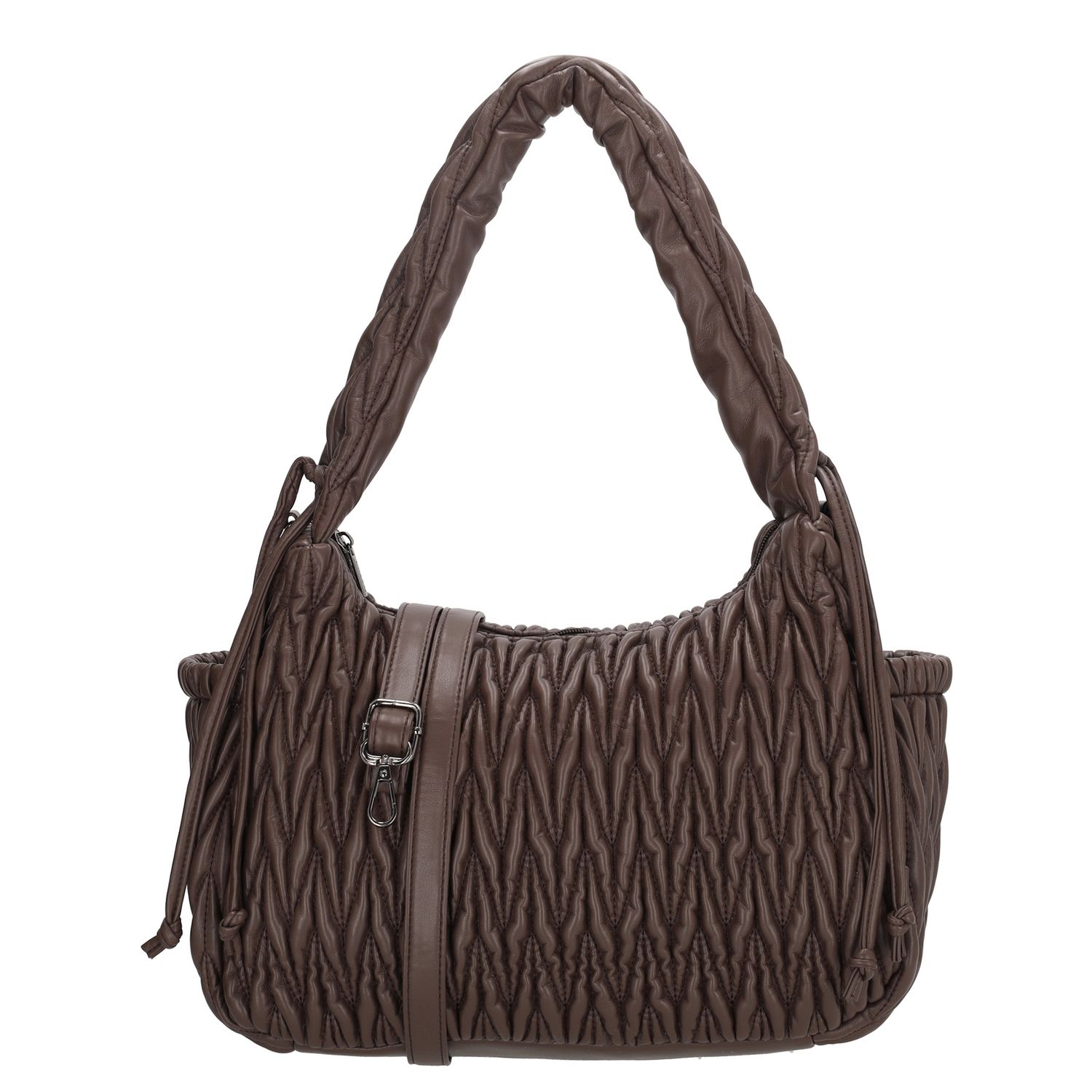 Charm London West End Shoulderbag darkbrown schoudertas dames