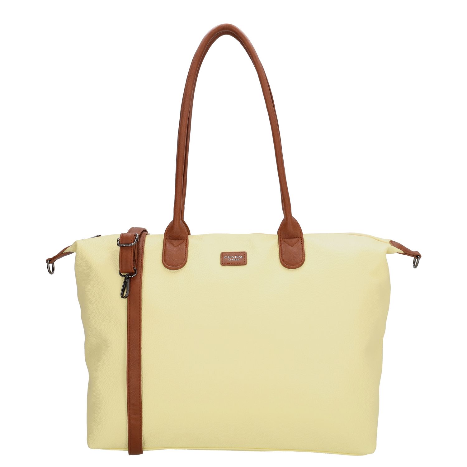 Charm London laptoptas geel