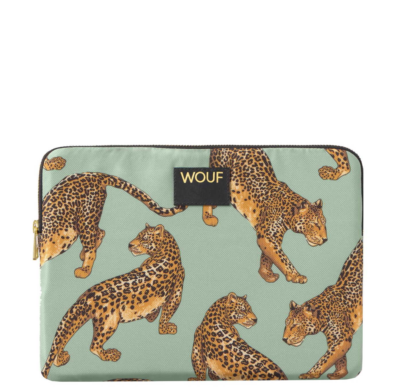 Wouf laptophoes multicolor en groen