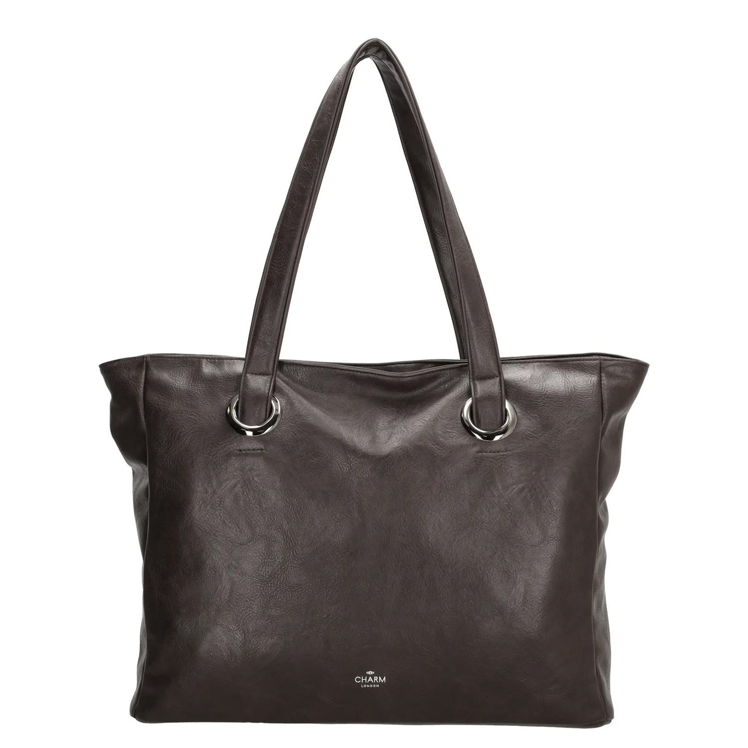 Charm London Liberty laptoptas bruin