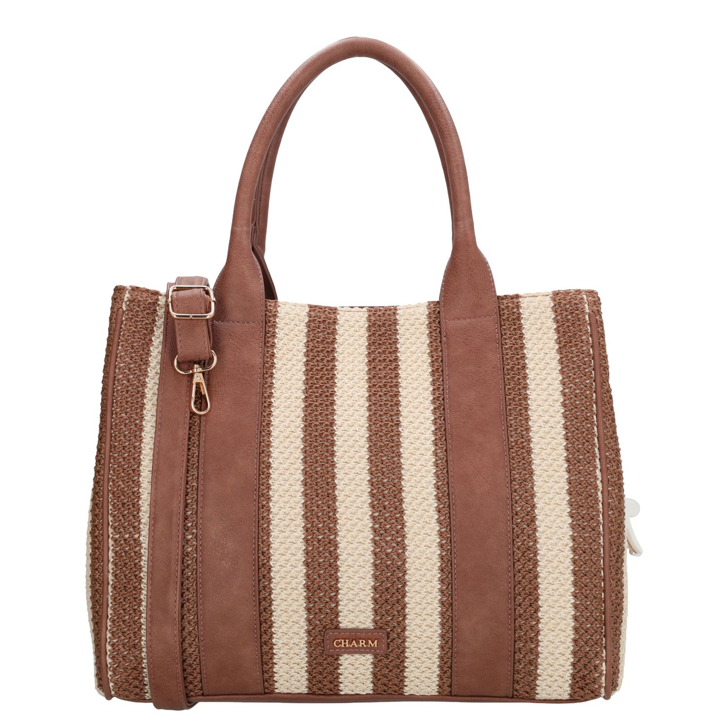 Charm London Capri Shopper mokka schoudertas dames