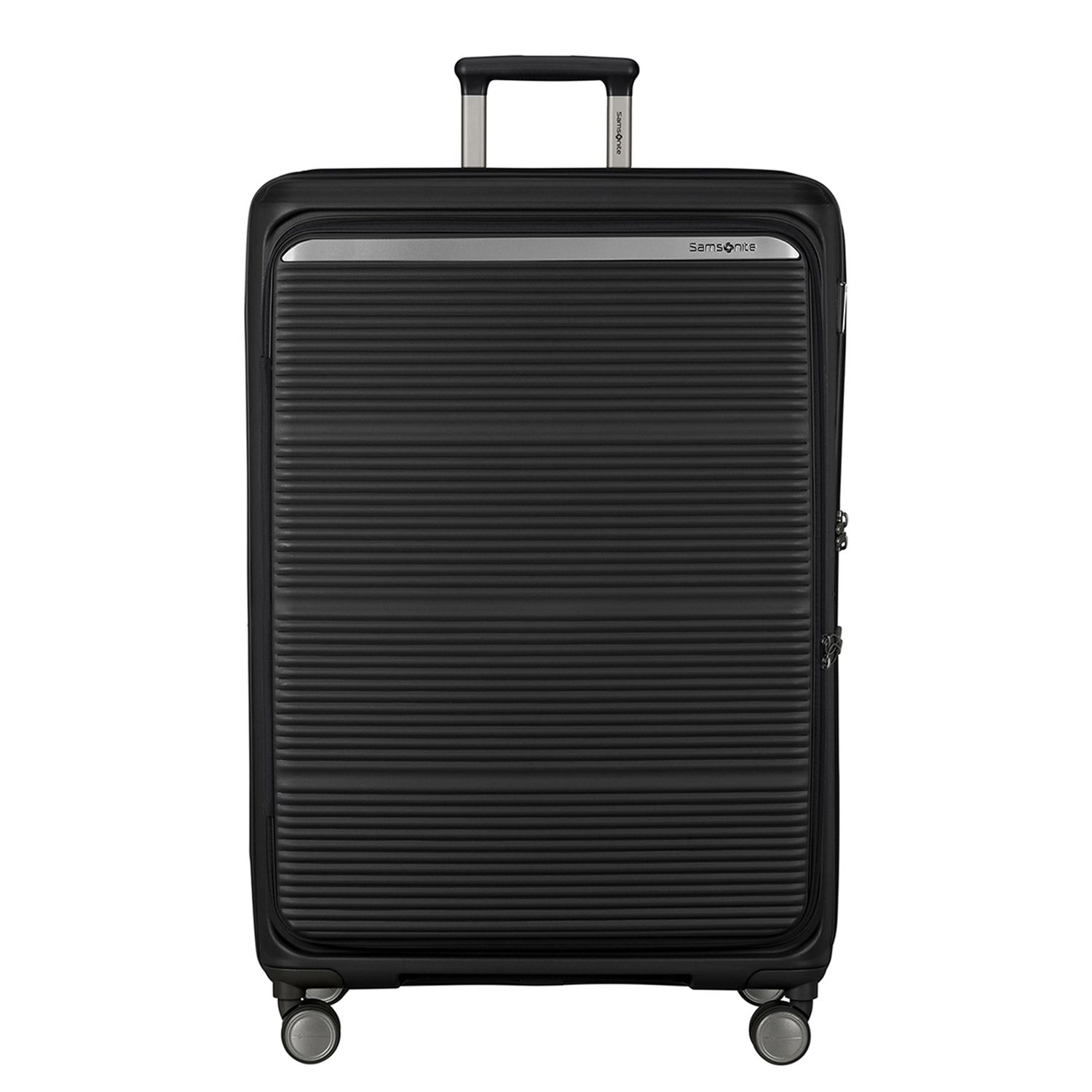 Samsonite Paralux HS Spinner 81 cm - Uitbreidbaar 133/145 liter - 81x54x34/37 cm - black hardcase koffer