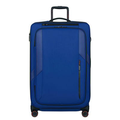 Samsonite Glazed Spinner 78 cm - Erweiterbar 125/141 Liter - 78x48x32/35 cm - electric blue
