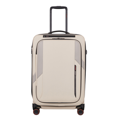 Samsonite Glazed Spinner 67 cm - Erweiterbar 83/94 Liter - 67x44x30/33 cm - sandstone