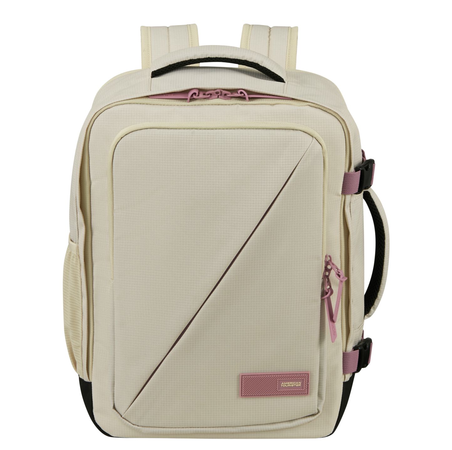 American Tourister Take2Cabin rugzak beige, roze en bruin