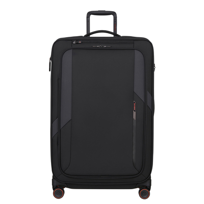 Samsonite Glazed Spinner 78 cm - Erweiterbar 125/141 Liter - 78x48x32/35 cm - black