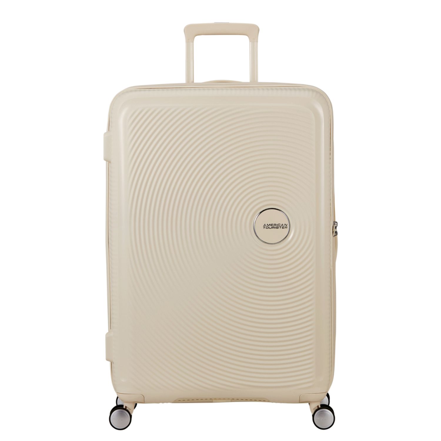 American Tourister Soundbox 77 Spinners beige en bruin