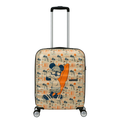 American Tourister Wavebreaker Disney Handbagage Spinner 55 cm - 36 liter - 55x40x20 cm - mickey super surfer