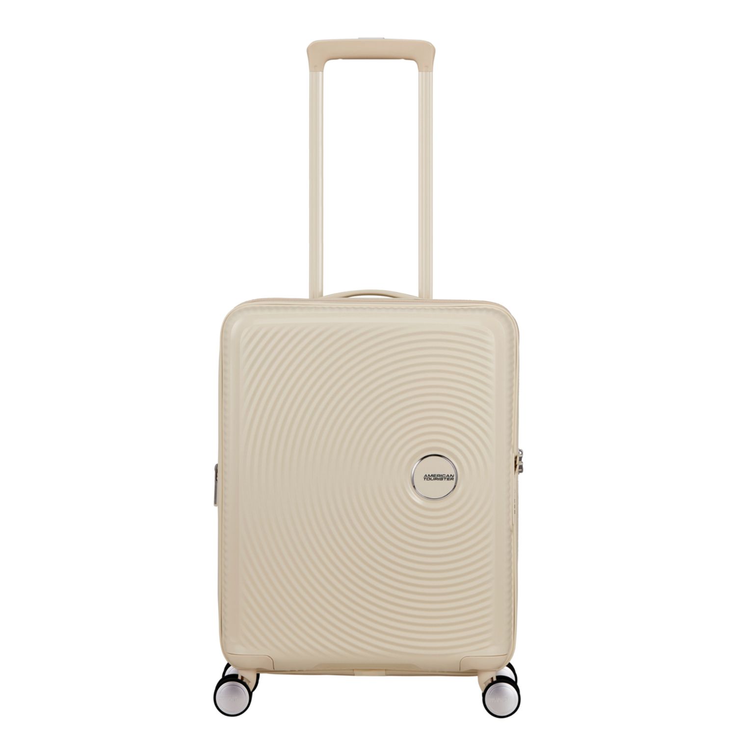 American Tourister Soundbox Spinners beige en bruin