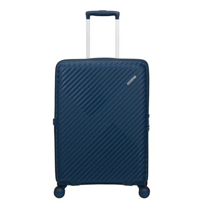 American Tourister Diablast Spinner 68 cm - Erweiterbar 81/91 Liter - 68x47x31/34 cm - darkwave blue