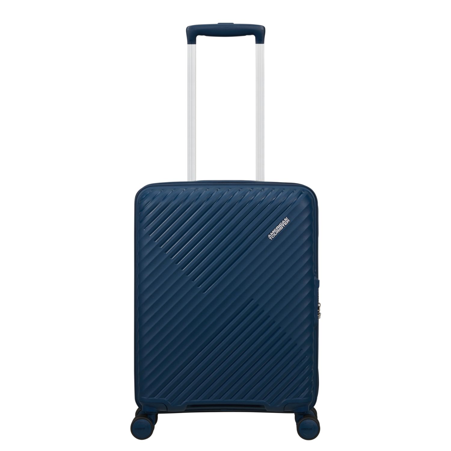 American Tourister Diablast Handbagage Spinner 55 cm - 35 liter - 55x40x20 cm - darkwave blue hardcase koffer lichtgewicht koffer