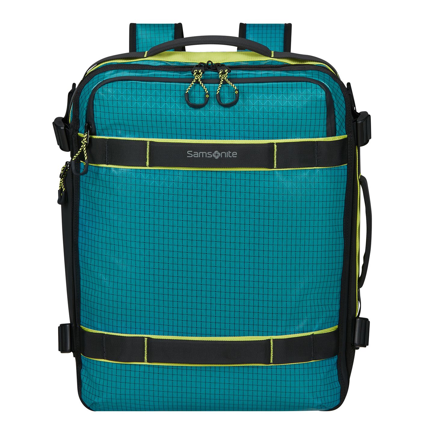 Samsonite Outtrax Underseat Backpack M - 34 liter - 45x36x20 cm - 17.3" laptopvak - deep teal weekendtas handbagage