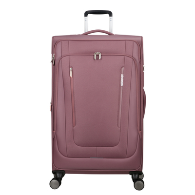 American Tourister Wanderlite Spinner L - Erweiterbar 108/123 Liter - 79x48x31/34 cm - galactic mauve