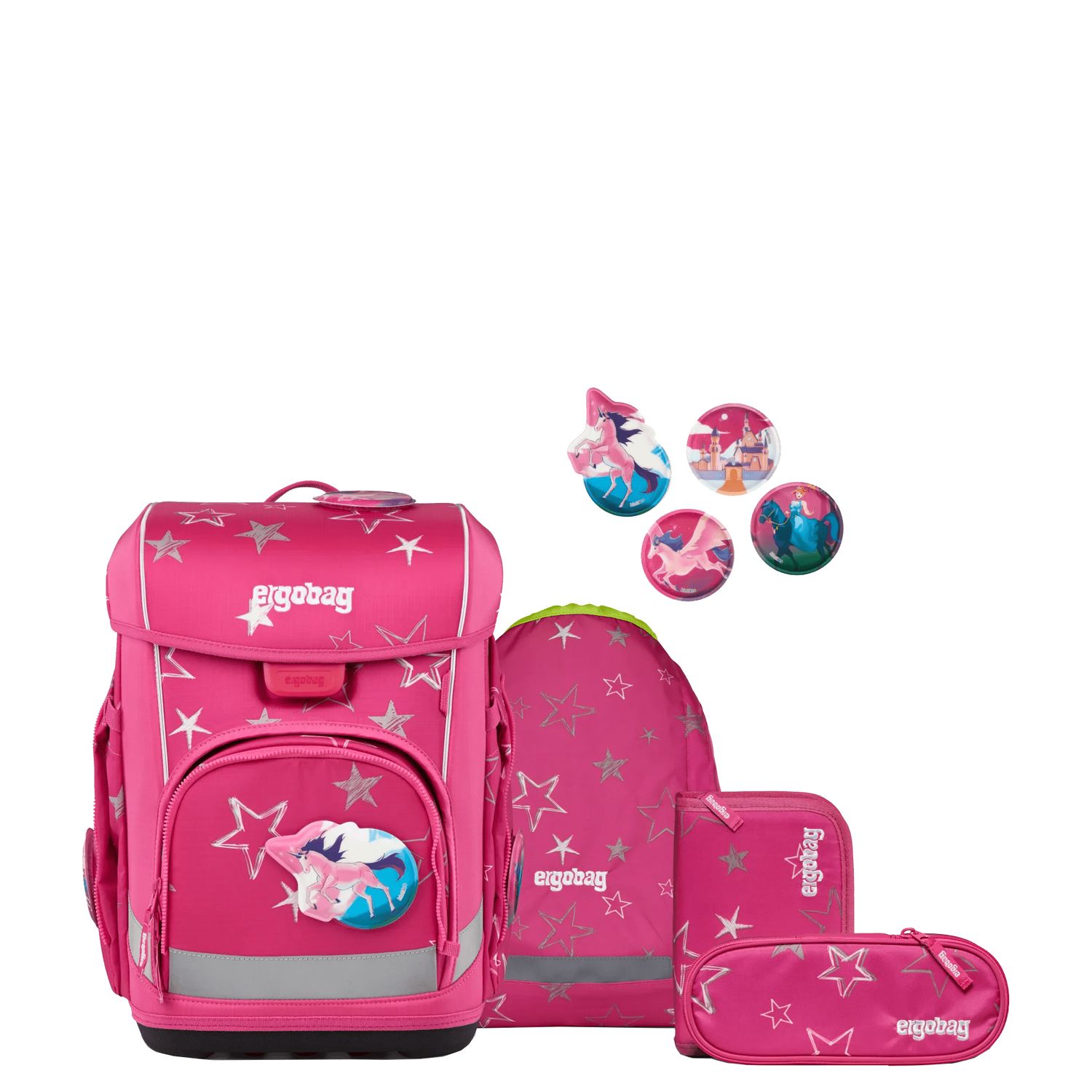 Ergobag Cubo SternzauBär magenta schooltas kind