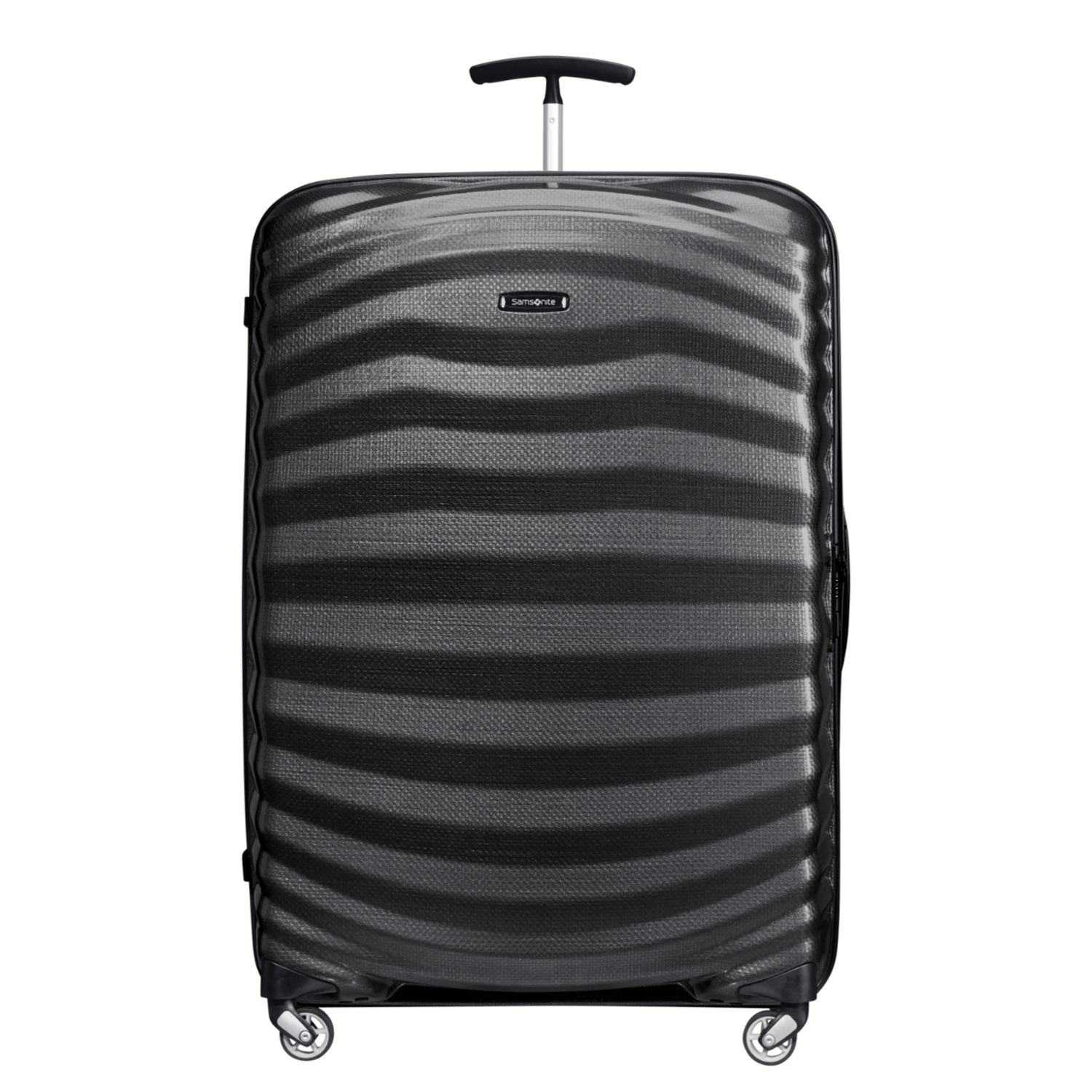 Travelbags Samsonite Lite-Shock Spinner 81 cm - 124 liter - 81x55x33 cm - black hardcase koffer lichtgewicht koffer aanbieding