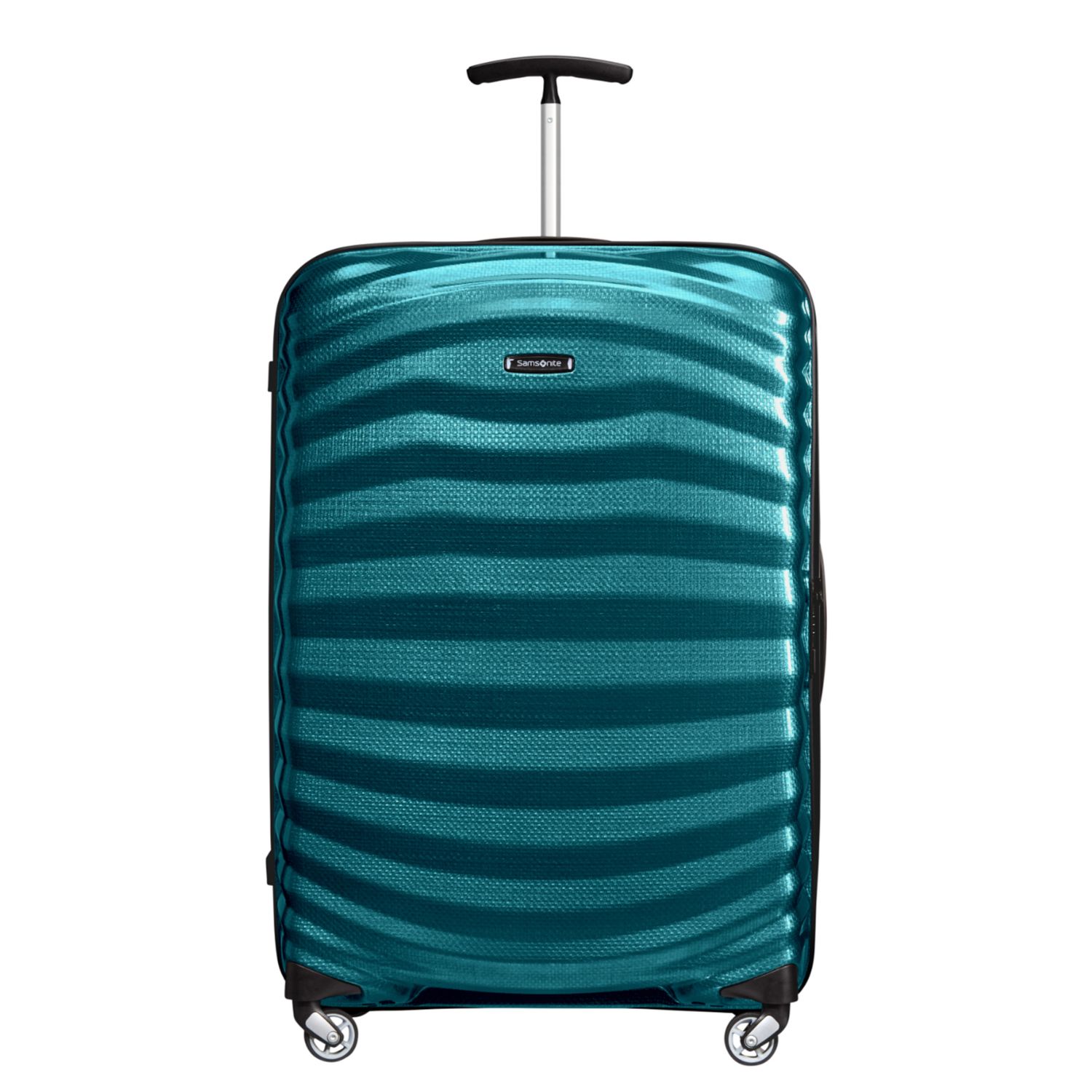 Travelbags Samsonite Lite-Shock Spinner 75 cm - 98.5 liter - 75x51.5x31 cm - petrol blue hardcase koffer lichtgewicht koffer aanbieding