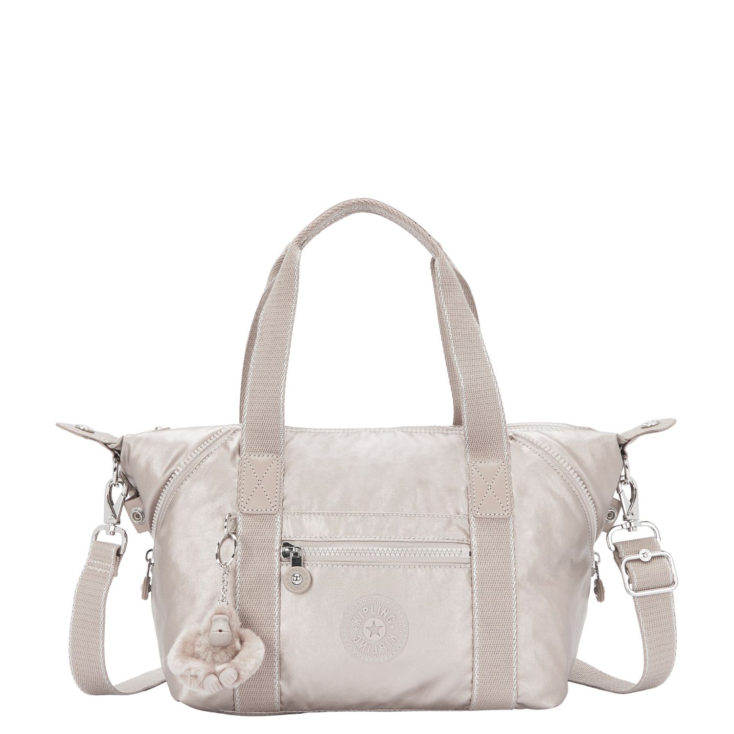 Kipling Art Mini handtas zilver