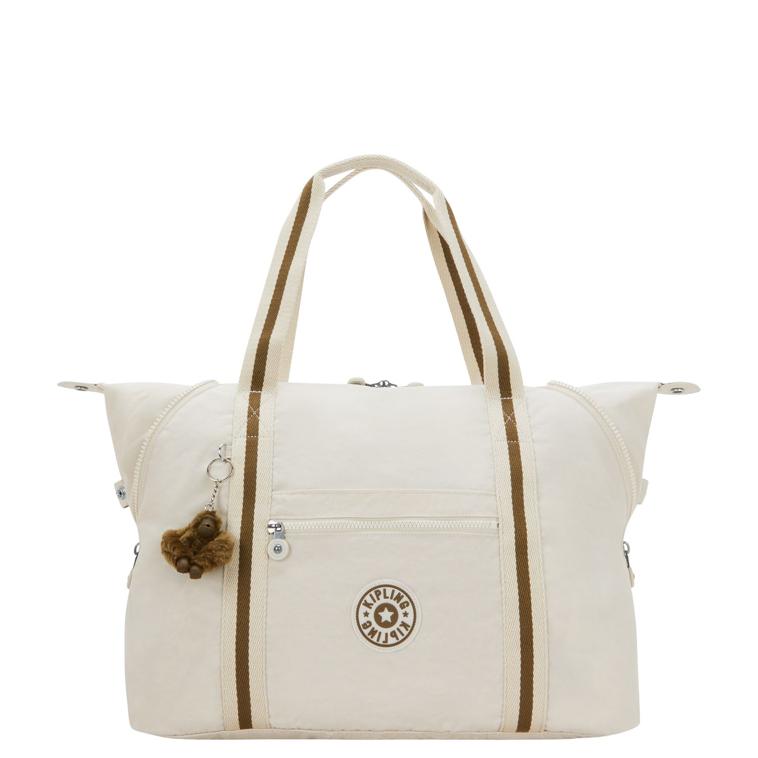 Kipling Art M weekendtas beige en bruin