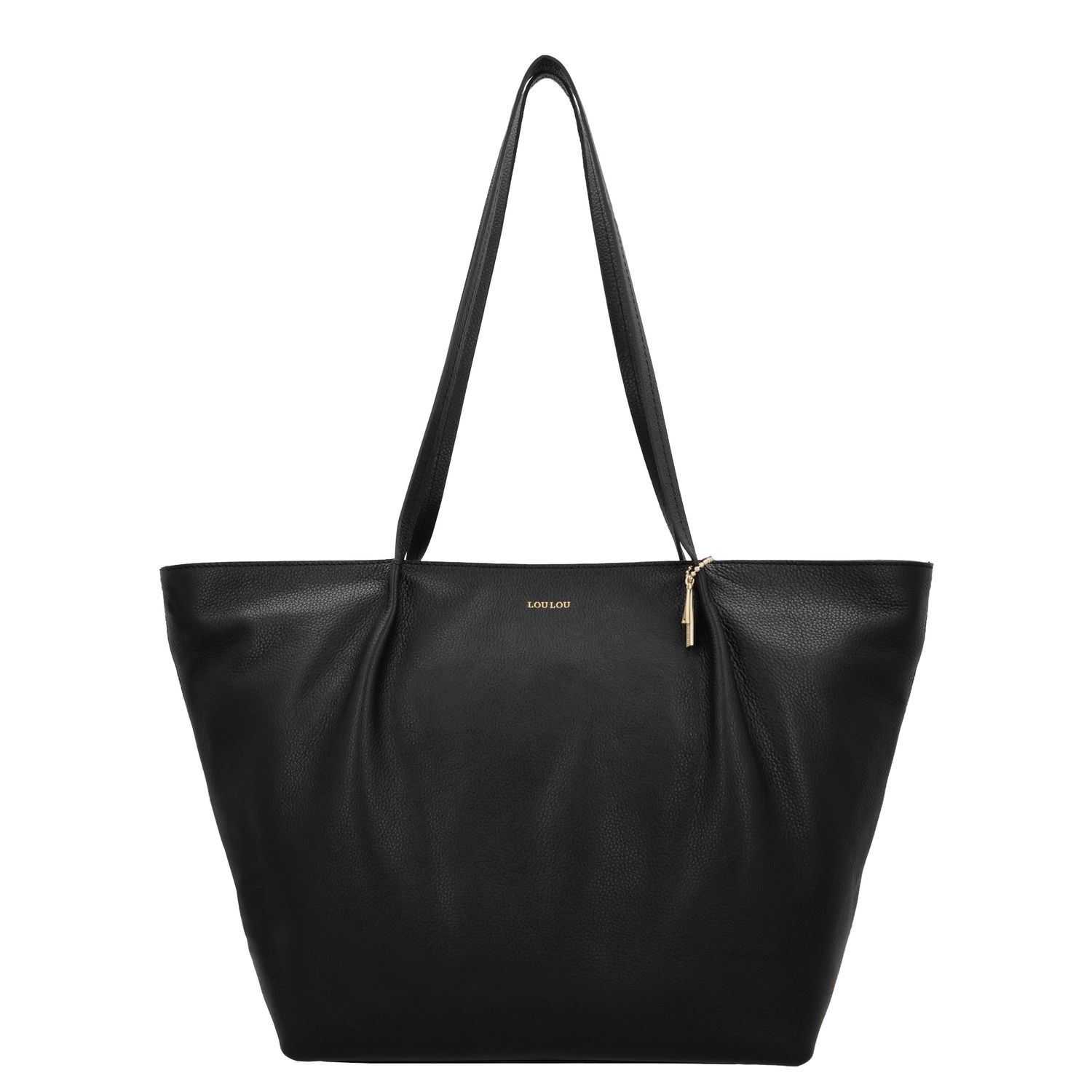 Loulou Essentiels schoudertas zwart