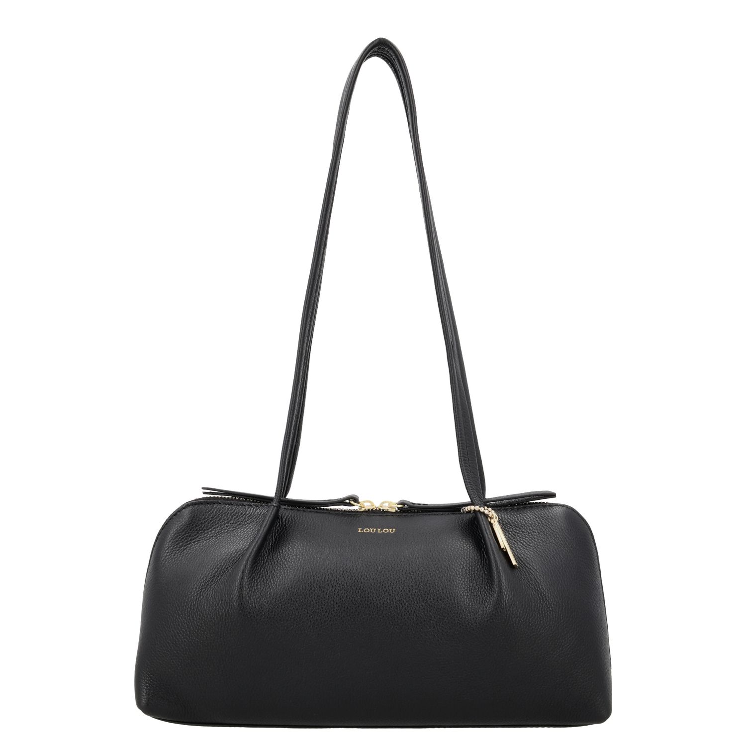 Loulou Essentiels schoudertas zwart