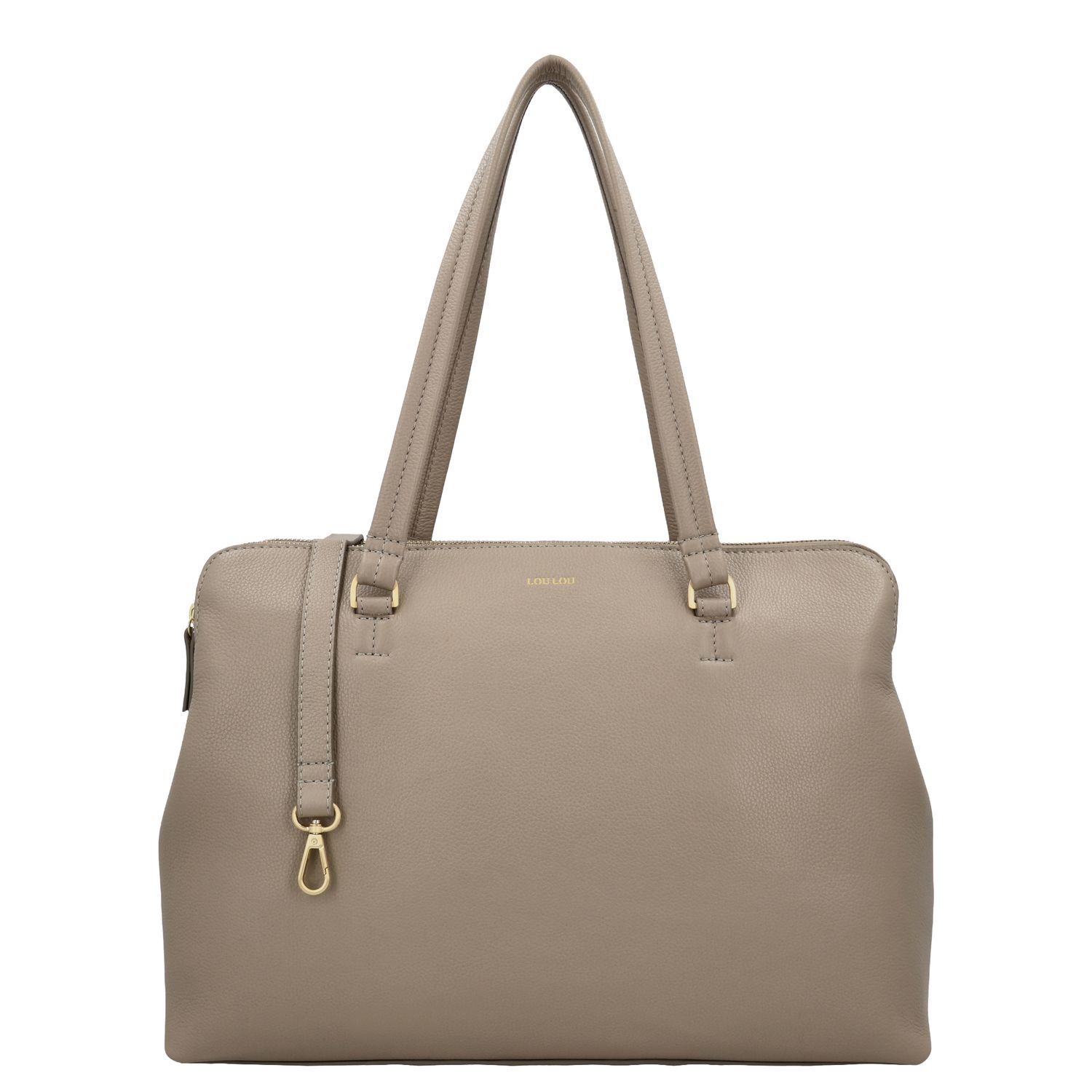 Loulou Essentiels laptoptas bruin