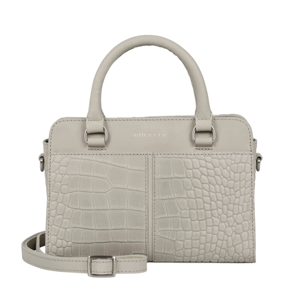 Burkely Cool Colbie Handtasche Klein - mit Schulterriemen - grau