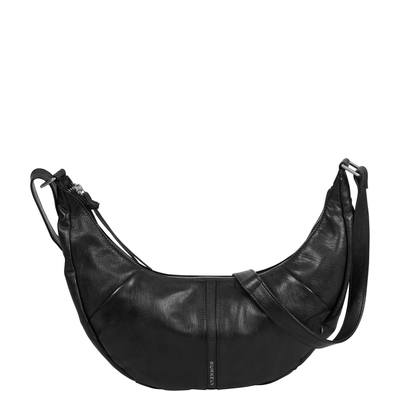 Burkely Nalan Crossbody Schultertasche Runde schwarz