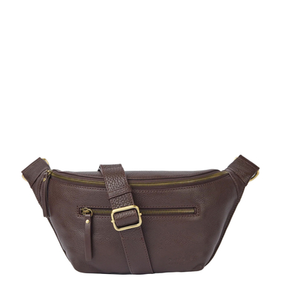 O My Bag Drew Bum Bag Crossbody Schoudertas chocolate