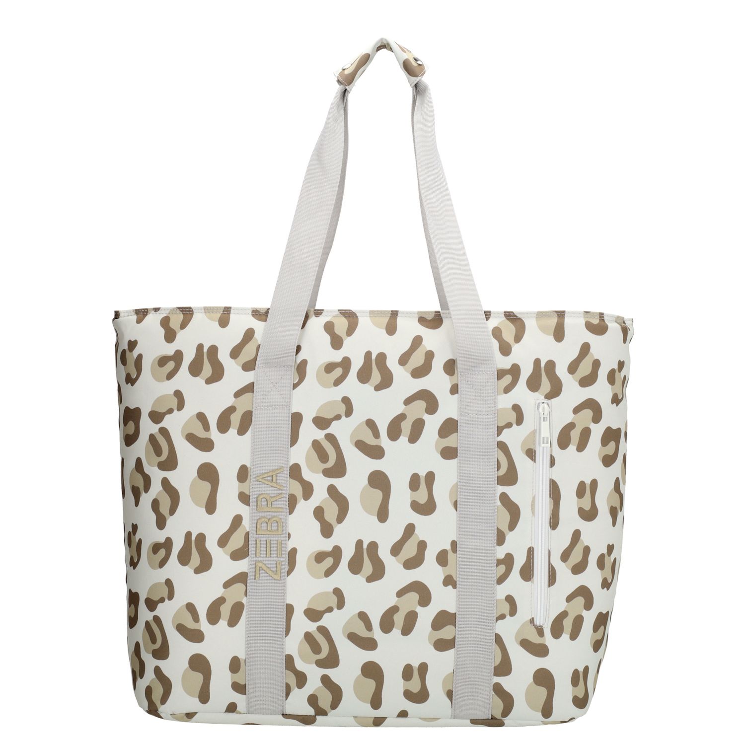 Zebra Trends schoudertas beige en multicolor