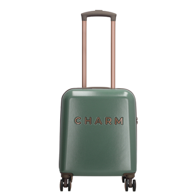 Charm London Capetown Underseat Trolley darkgreen