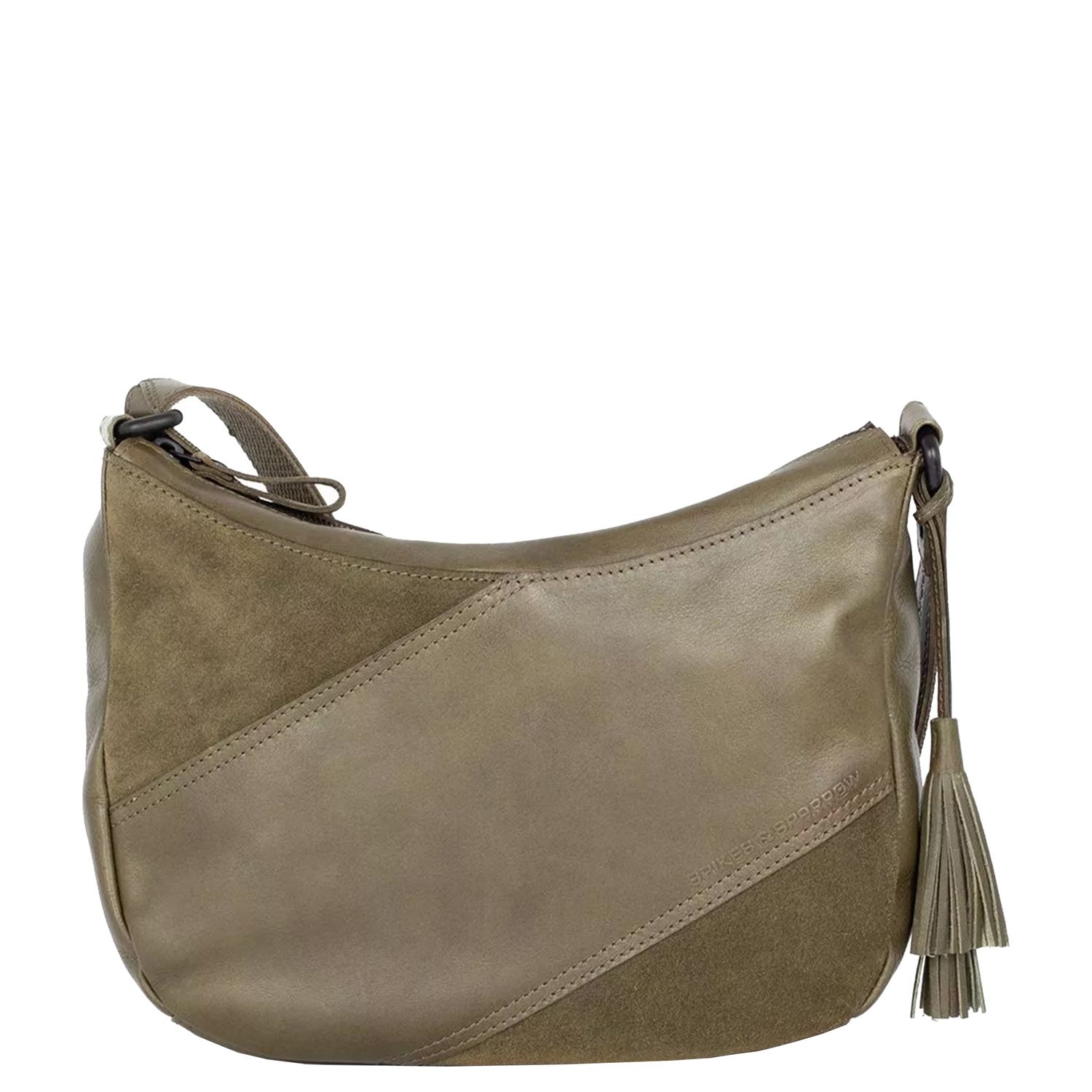 Spikes & Sparrow crossbodytas groen
