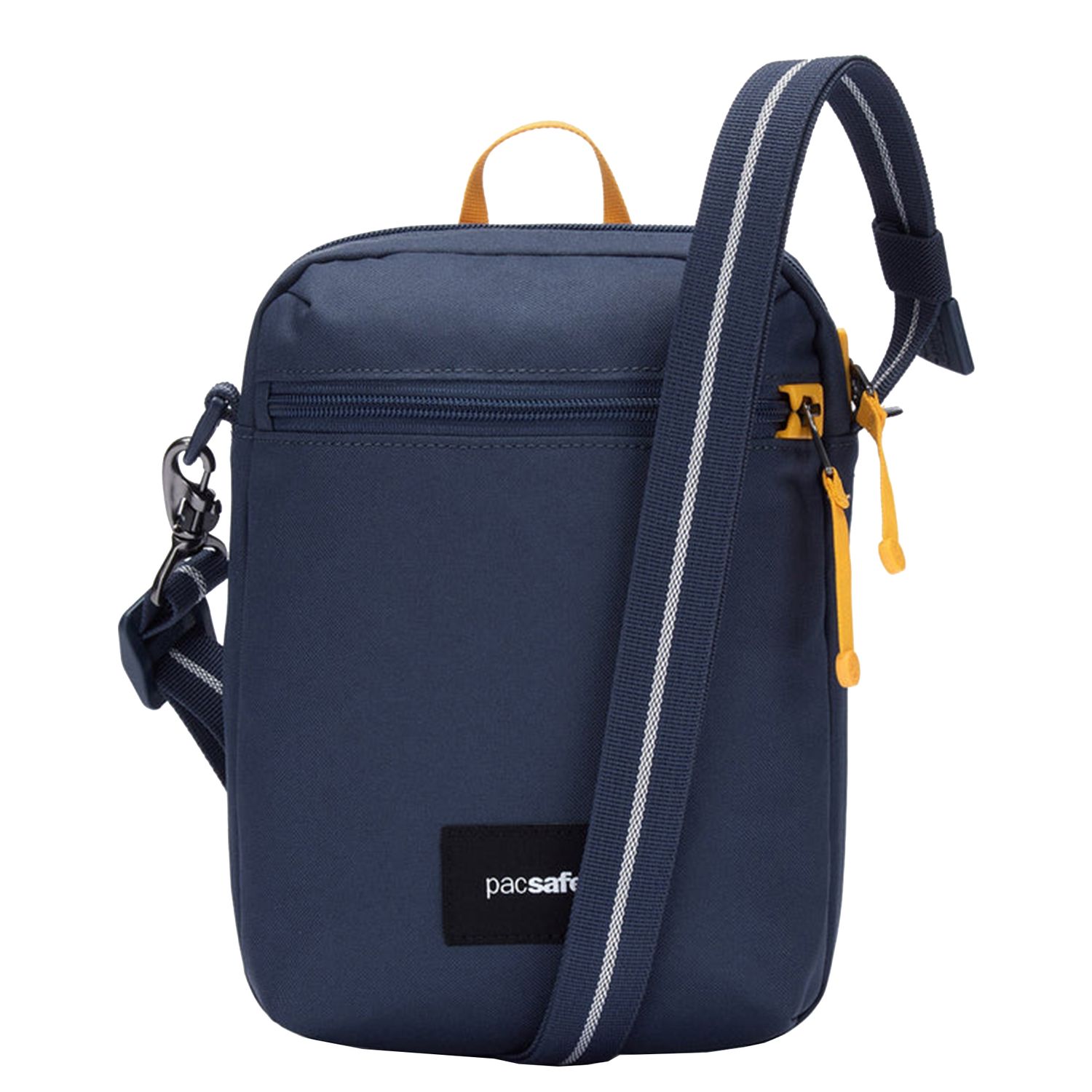 Pacsafe crossbodytas blauw