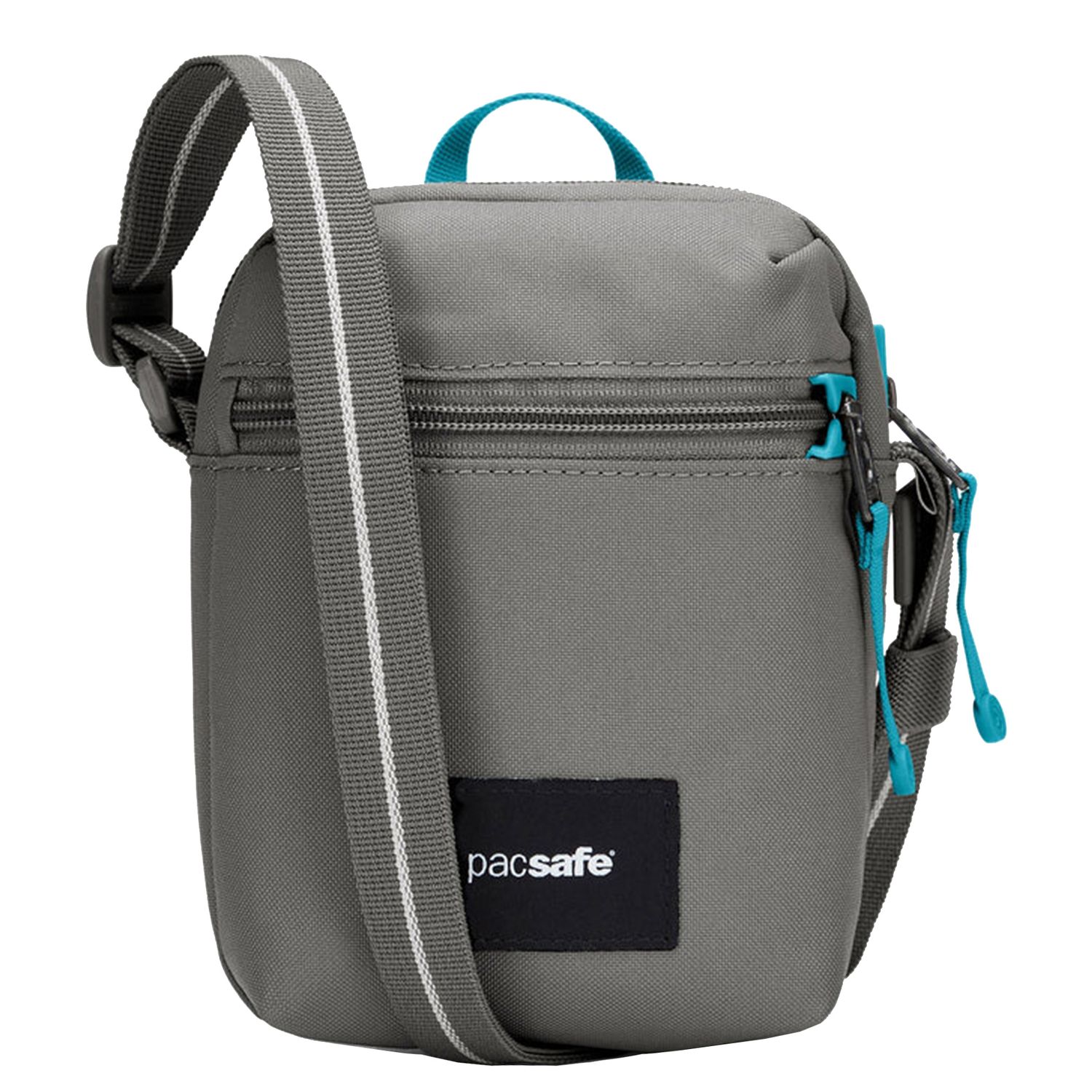 Pacsafe crossbodytas grijs