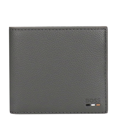 Boss Ray Wallet 4CC with Coin Pocket medium grey
