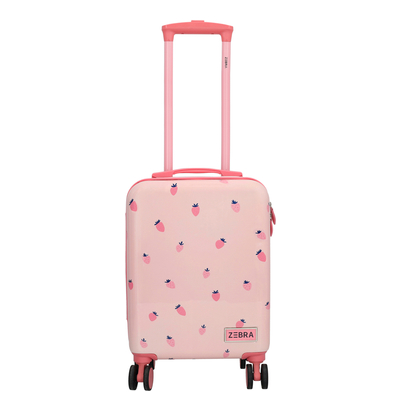Zebra Trends Travel Kinderkoffer aardbei