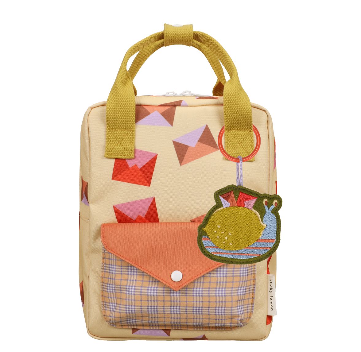 Sticky Lemon clutch geel en multicolor