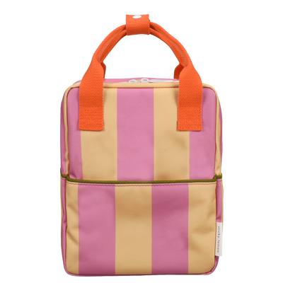 Sticky Lemon Lemon Tree Kinderrucksack - Streifen - Small rosebay pink - apple juice