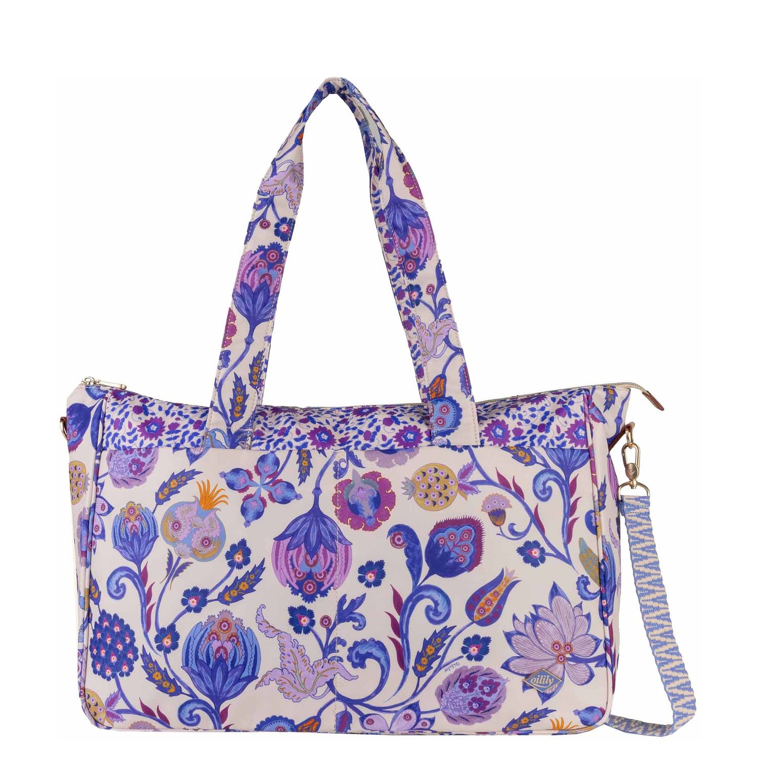 Oilily schoudertas beige en multicolor