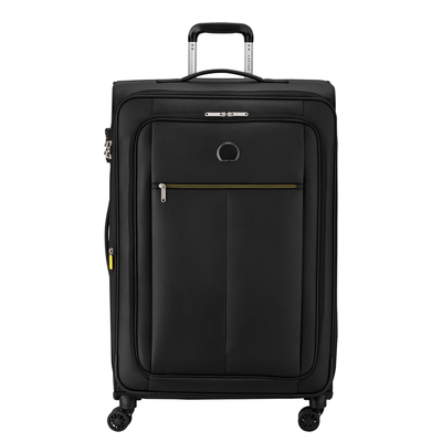 Delsey Dita Spinner 76 cm - Erweiterbar 107/118 Liter - 79x50.5x33/36 cm - schwarz