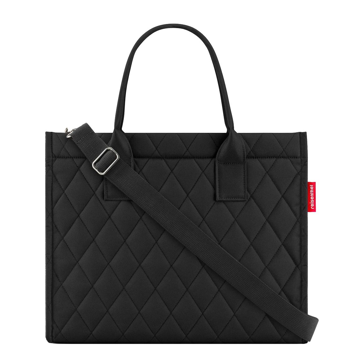 Reisenthel shopper zwart, bruin en beige