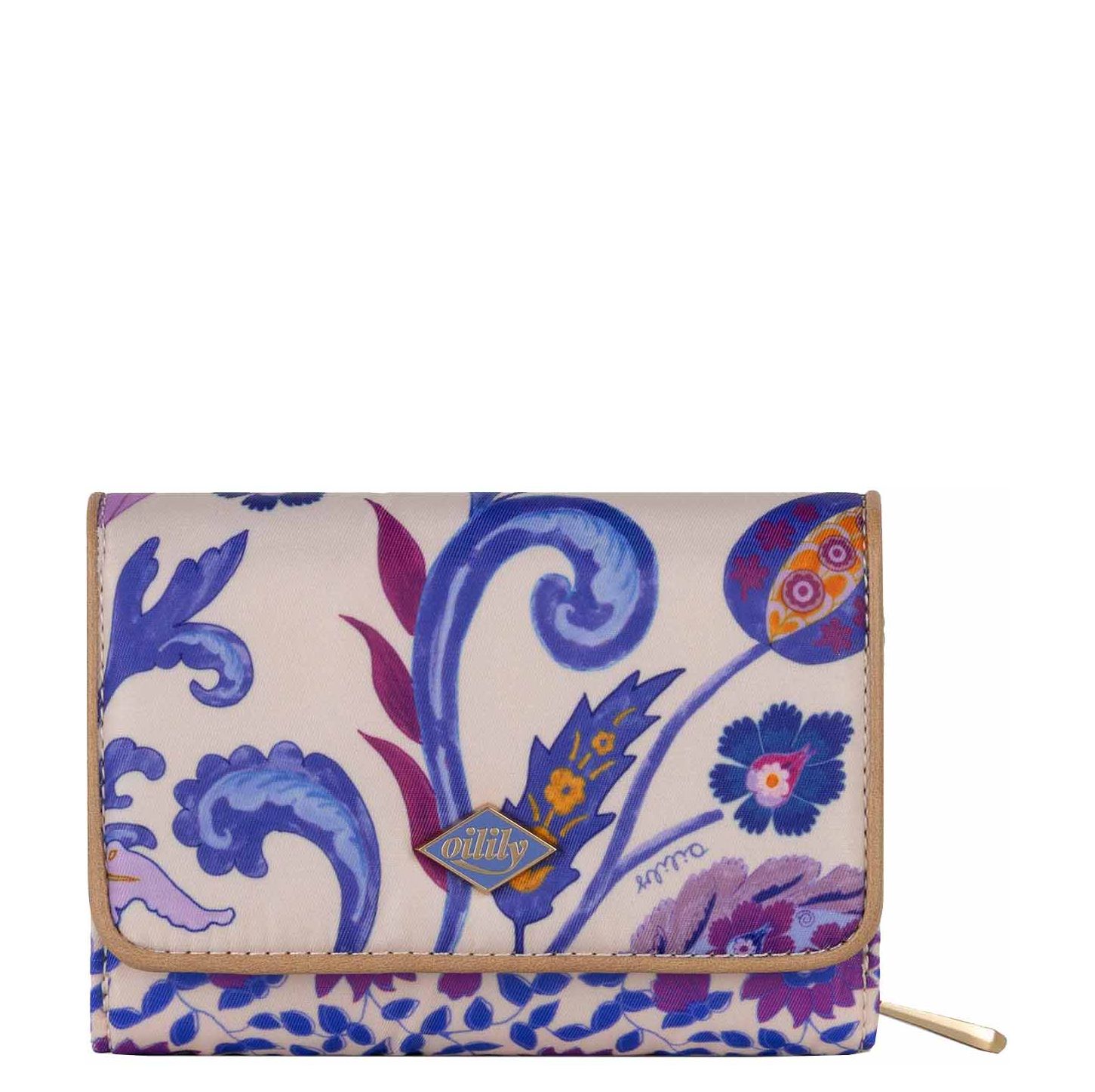 Oilily portemonnee beige en multicolor