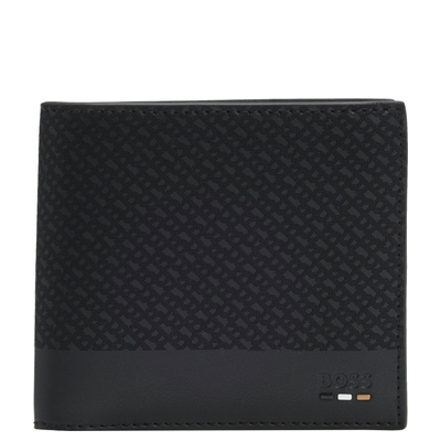 Boss Ray Wallet 4CC Coin Pocket black