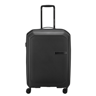 Delsey Anvers Spinner 65.5 cm - Uitbreidbaar 67/75 liter - 66.5x45x27.5x30.5 cm - zwart