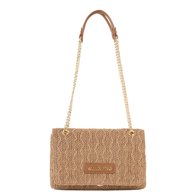 Valentino Ocarina Summer Flap Bag cuoio